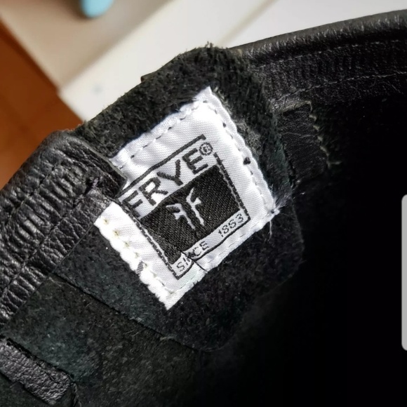 Frye Veronica Slouch Equestrian Black Boots - Picture 5 of 7